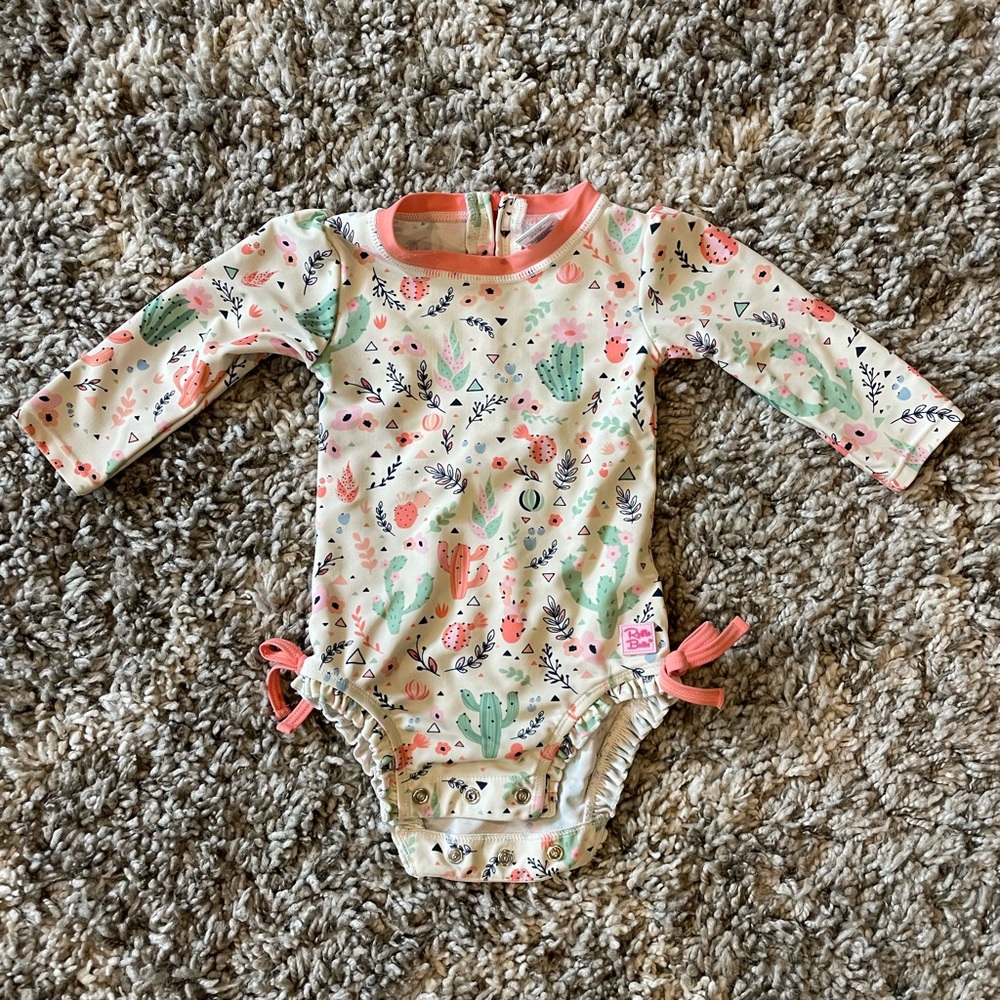 Ruffle Butts Cactus bathing suit 6-12M